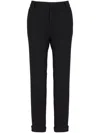 Balmain Crepe Trousers In 0pa