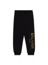 Balmain Kids Logo Joggers In Multicolour