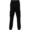 Balmain Logo-print Cotton Track Pants In Black