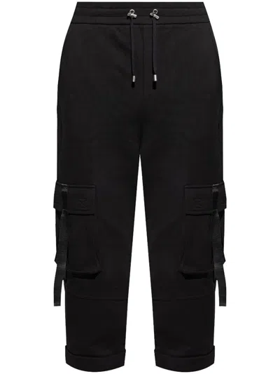 Balmain Kiss-printed Drawstring Sweatpants In Black