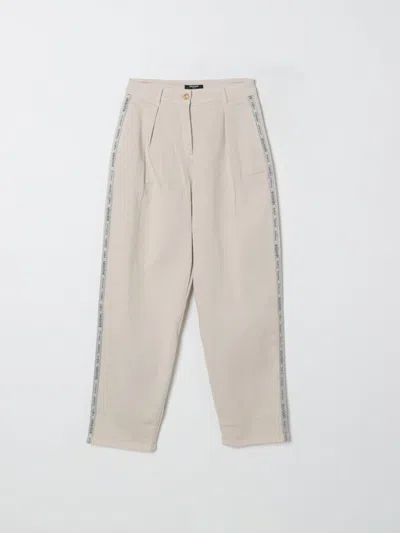 Balmain Pants  Kids Color Beige In Multi
