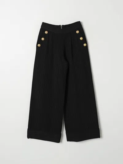 BALMAIN PANTS BALMAIN KIDS COLOR BLACK,413378002