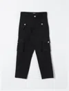 Balmain Wool Blend Cargo Pants In Schwarz