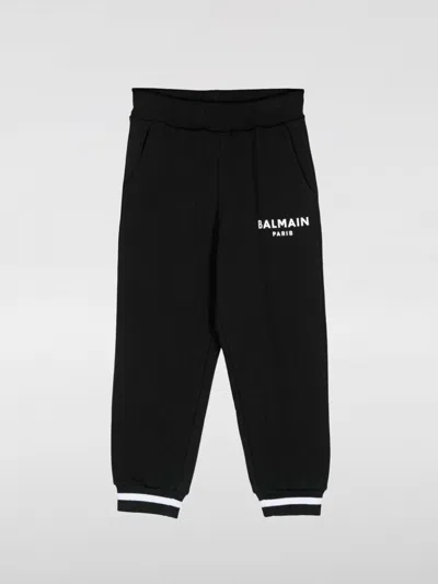 Balmain Pants  Kids Color Black In Schwarz