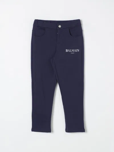 Balmain Pants  Kids Color Blue In Blau