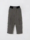 Balmain Pants  Kids Color Cream In Black