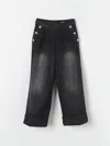 BALMAIN JEANS BALMAIN KIDS COLOR GREY,F96092020