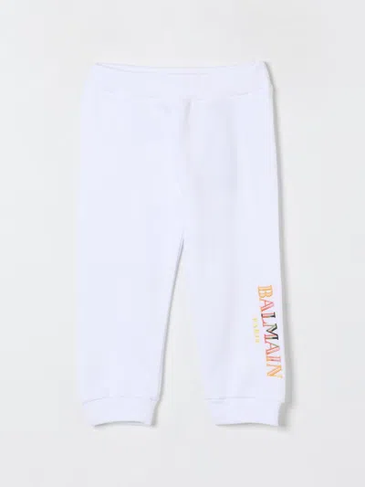 BALMAIN PANTS BALMAIN KIDS COLOR WHITE,G78307001