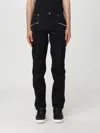 Balmain Men's Stretch Cotton Cargo Pants In Black