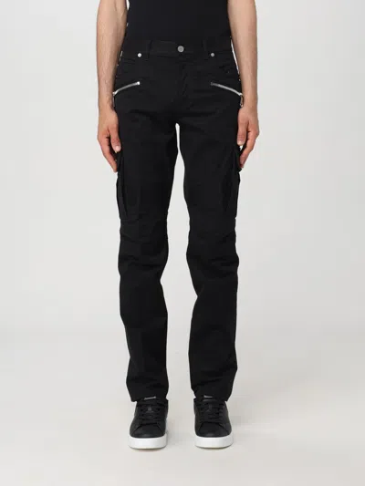 BALMAIN PANTS BALMAIN MEN COLOR BLACK,F17903002