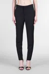 Balmain Pants In Black Wool In Black