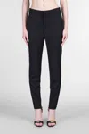 Balmain Pants In Black Wool In Black
