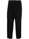 Balmain Man Pants Black Size 36 Viscose In Black