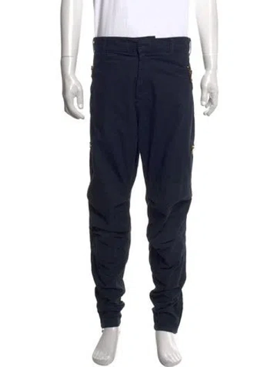 Pre-owned Balmain Pants In Blue
