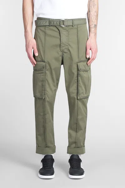 Balmain Pants In Khaki Cotton In Brown