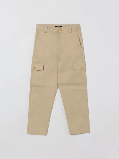 Balmain Kids' パンツ  ボーイ カラー ベージュ In Neutral