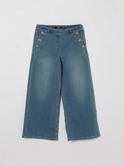 Balmain Pants Kids Color Blue