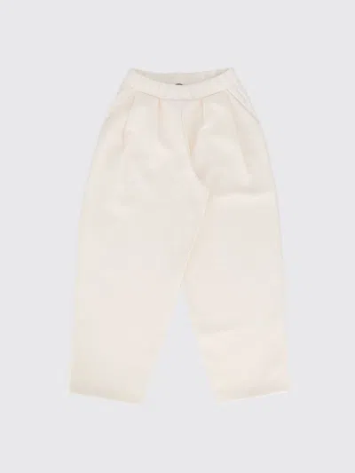 Balmain Pants Kids Color White In Neutral