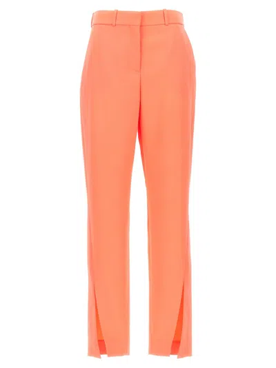 Balmain Women Pants With Side Slits In Pink