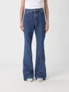 Balmain Flared Jeans In Blue