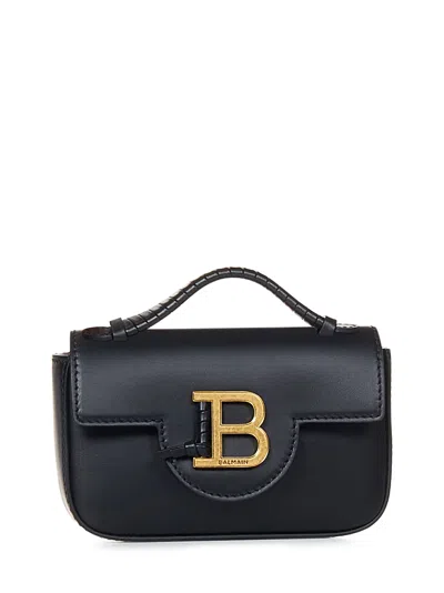 Balmain Paris B-buzz Mini Handbag In Black