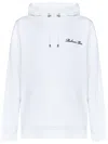 Balmain Cotton Sweatshirt With Adjustable Drawstring Hood And Iconic Embroidery