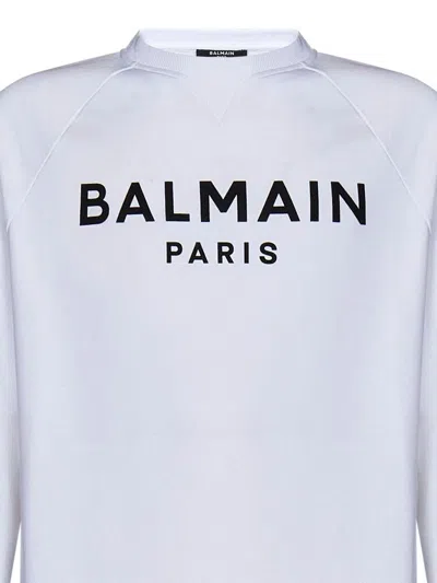 Balmain Paris  Paris Sweatshirt In White