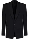 Balmain Wool Blazer In Black