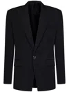 Balmain Wool Blazer In Black