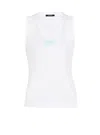Balmain Logo-print Tank Top In White