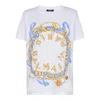 Balmain Paris Chains Print T-shirt In White