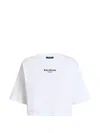 Balmain Paris Embroidered T-shirt In White