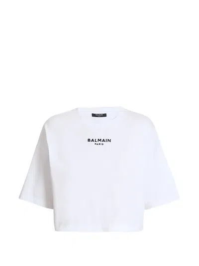 BALMAIN BALMAIN PARIS EMBROIDERED T-SHIRT