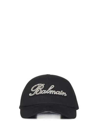 Balmain Paris Hat In Black