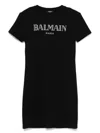 Balmain Paris Kids Dress In Black