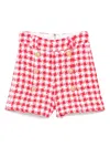 Balmain Paris Kids Shorts