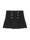 Balmain Embossed-button Detail Mini Skirt