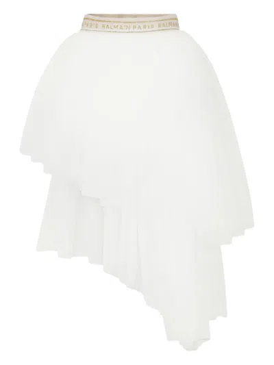 Balmain Paris Kids Skirt In White