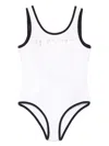 Balmain Kids' Costume Con Logo In White