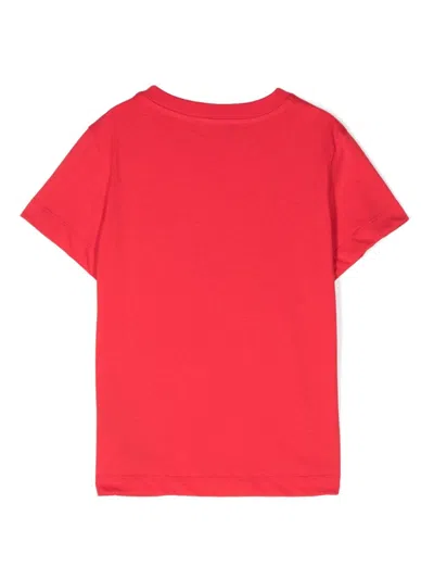 Balmain Paris Kids T-shirt In Red
