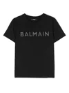 Balmain Crystal-embellished Logo T-shirt
