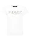 Balmain Paris Kids T-shirt In White