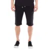 Balmain Logo-embroidered Cotton Shorts In Black