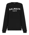 Balmain Paris Logo Sweatshirt In Black