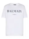 Balmain Paris Logo T-shirt In White