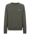 Balmain Logo Detailed Crewneck Sweatshirt In Black