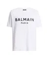 Balmain Paris Print In White