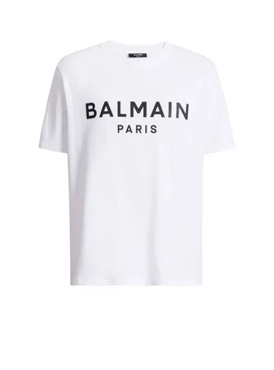 Balmain Paris Print In White