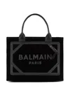 Balmain B Army Medium Shopper Tote Bag In Suede