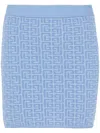 Balmain Pb Monogram Jacquard Mini Skirt